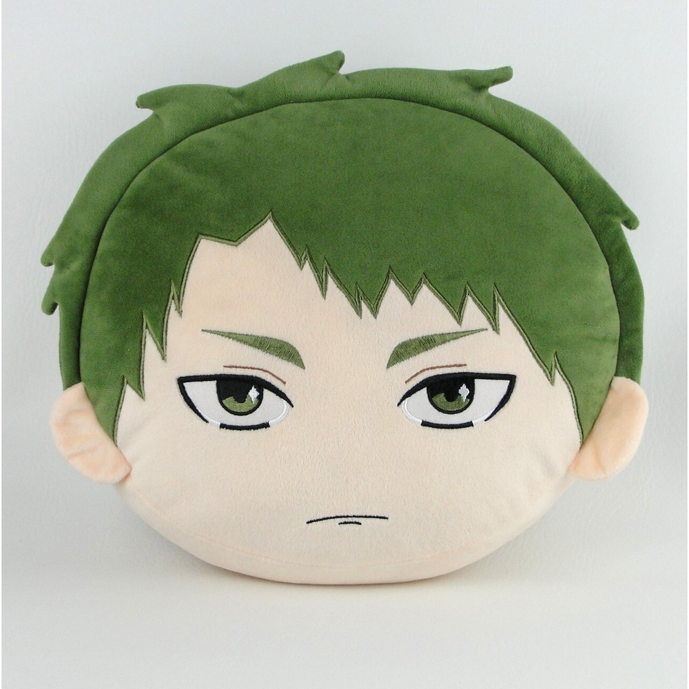 Haikyuu!! Tadashi Yamaguchi Pillow Cushion Green Hair 14 Inch Manga Anime